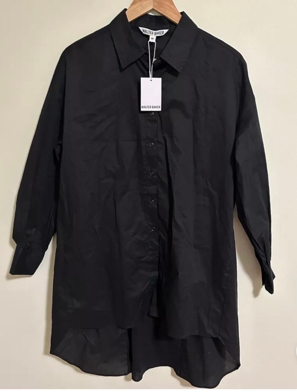 Walter Baker Hi-Lo Vivian Blouse, Button front Medium, $32, B59